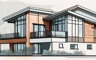 A multi-family house under construction