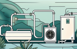 A heating system utilizing icy water