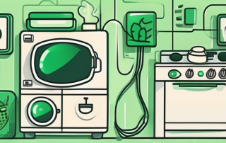 An energy-saving device plugged into a wall socket