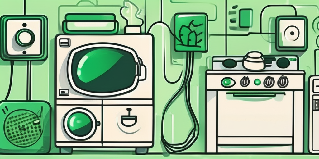An energy-saving device plugged into a wall socket