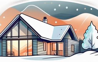 A cozy home with visible insulation