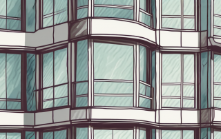 A building with a visible outer layer or envelope (gebäudehülle)