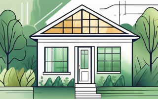 A house with visible insulation