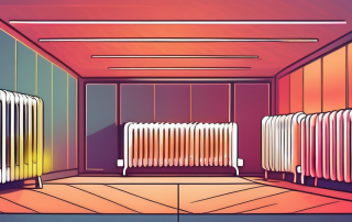 Several radiators in a room