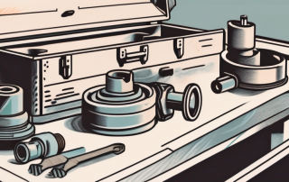 A broken heating valve with visible signs of malfunction