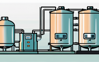 A heat pump system connected to a water tank