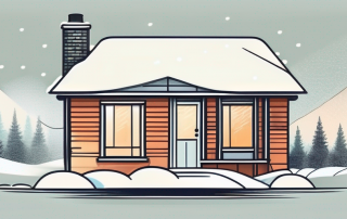A well-insulated house with visible heating system