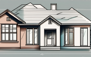 A house with various sizes of windows