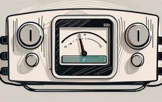 A zigbee thermostat being tested