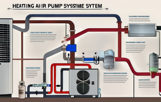 A heating air heat pump system