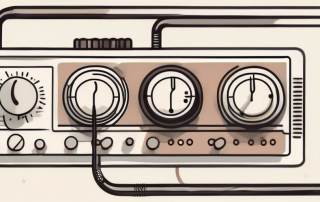 A programmable timer connected to a heating system