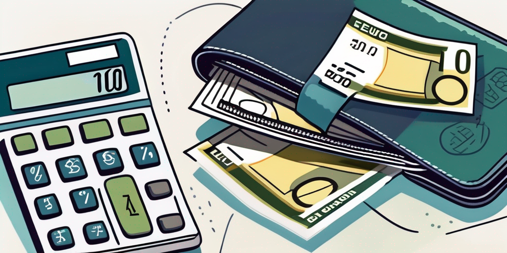 A wallet opening to reveal a flow of euro bills
