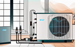 A hybrid heat pump system