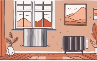 A thermostat set at an optimal temperature