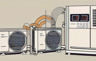 A heat pump and an electricity meter