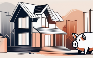 A house being constructed