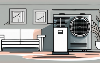 A heat pump with visible energy flow