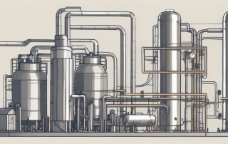 A cogeneration plant (kraft-wärme-kopplungsanlage)