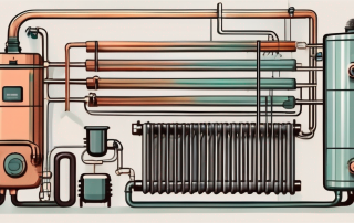 A modern gas heating system