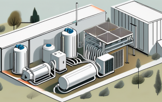 A large-scale heat pump system