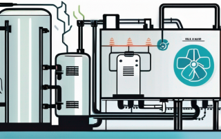 A heat pump connected to an ice storage system