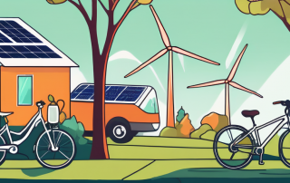 Various sustainable practices like solar panels