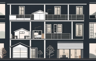 A single-family house with a visible heat pump system