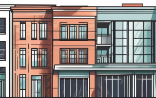 A variety of non-residential buildings such as a school