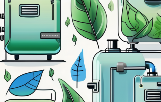 A gas boiler with visible energy-efficient features