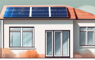 A house with visible insulation layers