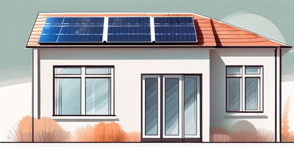 A house with visible insulation layers