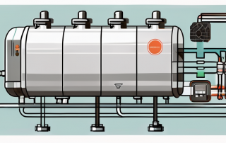 A heat pump system with various components like evaporator