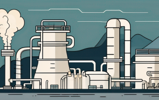A geothermal power plant