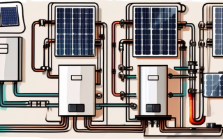 A solar thermal system and a heat pump working together