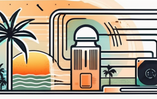 A heating system with a highlighted symbol indicating summer operation