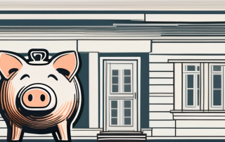 A house with a piggy bank