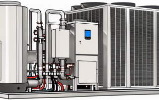 A 200 kw heat pump system