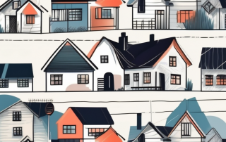 A variety of different types of houses