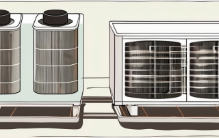 An air-to-air heat pump system