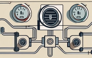 A thermostat with a lock symbol on it