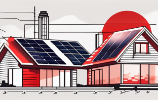 A house undergoing energy renovation with visible insulation