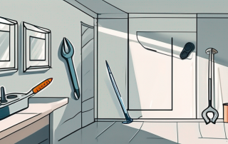 A thermostat being detached from a wall