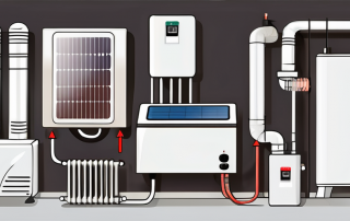 Various types of heating systems including a radiator