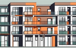 A multi-family house under construction