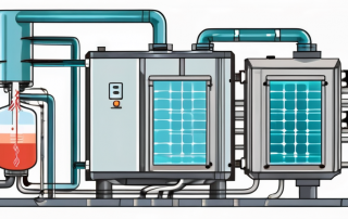 An air-to-water heat pump system