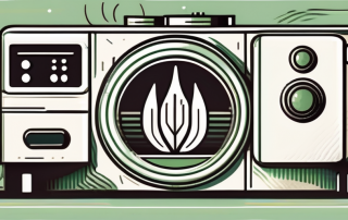 A modern heating system with a prominent