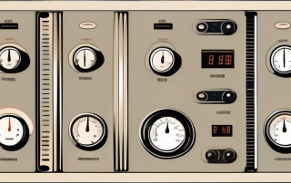 An old heating system with a timer control