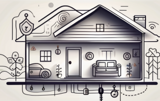 A thermostat with a child safety lock feature