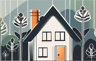 A stylized german house