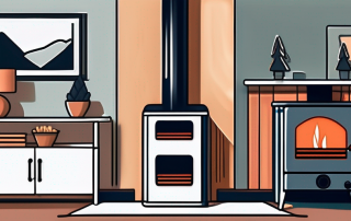 Various affordable heating options such as a wood-burning stove